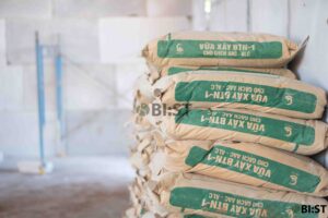 vữa xây chuyên dụng cho bê tông nhẹ, bê tông khí chưng áp, gạch aac, tấm panel alc tại công trình