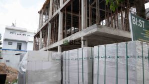 Dự án nhà phố dùng gạch AAC cho tường bao, tường ngăn