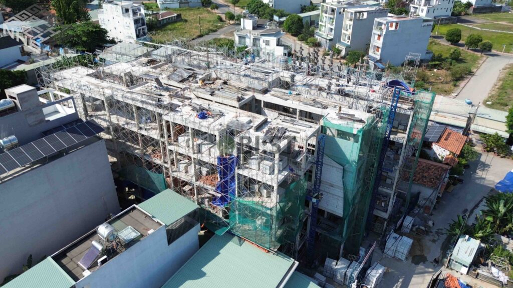 Công trình dự án căn hộ dịch vụ sử dụng gạch AAC 5.0 MPa